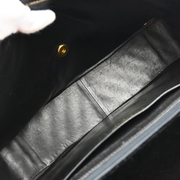 Chanel Black Velvet Maxi Classic Flap Shoulder Bag XX40384 - Picture 7 of 7